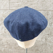 Load image into Gallery viewer, Doria/Navy Newsboy Cap - OBEIOBEI