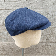 Load image into Gallery viewer, Doria/Navy Newsboy Cap - OBEIOBEI