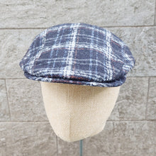 Load image into Gallery viewer, Doria/Check Wool Flat Cap - OBEIOBEI