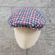 Load image into Gallery viewer, Doria/Red Check Flat Cap - OBEIOBEI