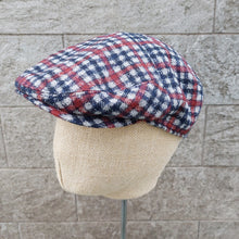 Load image into Gallery viewer, Doria/Red Check Flat Cap - OBEIOBEI