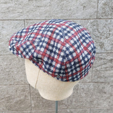 Load image into Gallery viewer, Doria/Red Check Flat Cap - OBEIOBEI
