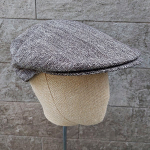 Borsalino/Brown Linen Cap - OBEIOBEI
