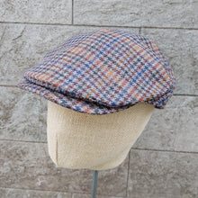 Load image into Gallery viewer, Borsalino/Brown Houndstooth Cap - OBEIOBEI