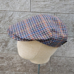 Borsalino/Brown Houndstooth Cap - OBEIOBEI