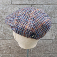 Load image into Gallery viewer, Borsalino/Brown Houndstooth Cap - OBEIOBEI