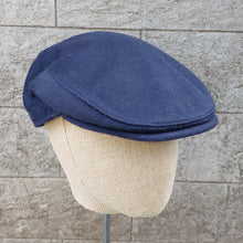 Load image into Gallery viewer, Borsalino/Blue Cashmere Soft Cap - OBEIOBEI