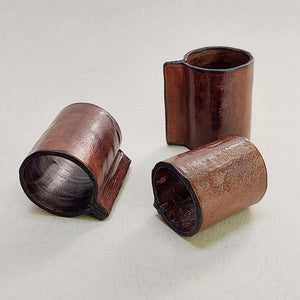 KAI/Brown Leather Ring (Medium/Small) - OBEIOBEI