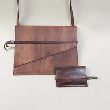 Load image into Gallery viewer, KAI/Brown Envelope Bag - OBEIOBEI