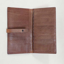 Load image into Gallery viewer, Isabel Benenato/Brown Long Wallet - OBEIOBEI