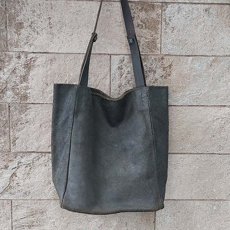 Daniele Basta/Black tote bag - OBEIOBEI