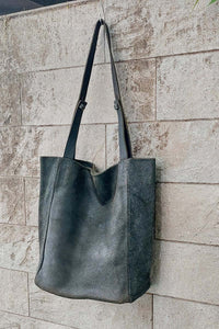 Daniele Basta/Black tote bag - OBEIOBEI