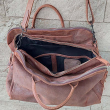 Load image into Gallery viewer, Delle Cose/Brown Calf Leather Doctor Bag - OBEIOBEI