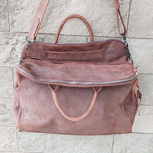 Load image into Gallery viewer, Delle Cose/Brown Calf Leather Doctor Bag - OBEIOBEI