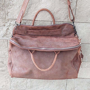 Delle Cose/Brown Calf Leather Doctor Bag - OBEIOBEI
