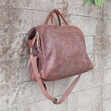 Load image into Gallery viewer, Delle Cose/Brown Calf Leather Doctor Bag - OBEIOBEI