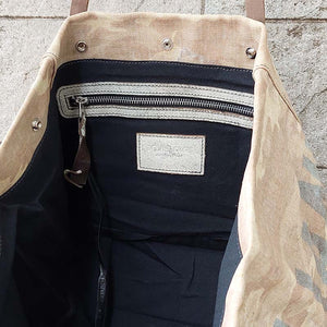 Delle Cose/Coated Canvas Tote bag - OBEIOBEI