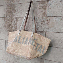 Load image into Gallery viewer, Delle Cose/Coated Canvas Tote bag - OBEIOBEI