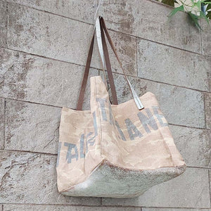 Delle Cose/Coated Canvas Tote bag - OBEIOBEI