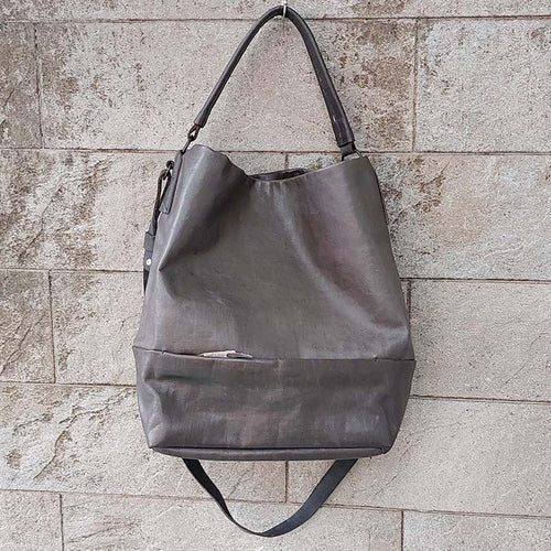 Delle Cose/Brown Horse Leather Shoulder Bag - OBEIOBEI