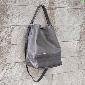Delle Cose/Brown Horse Leather Shoulder Bag - OBEIOBEI