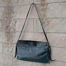 Load image into Gallery viewer, Delle Cose/Black Nylon Handbag - OBEIOBEI