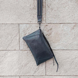 Isabel Benenato/Black Leather Cardcase - OBEIOBEI