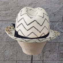 Load image into Gallery viewer, Borsalino/Medium Brim Panama Hat - Star Pattern - OBEIOBEI