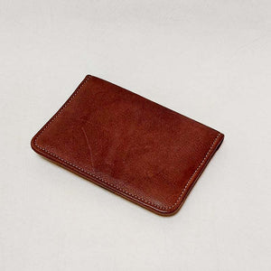 Christian Peau/Leather Cardcase (Black/Brown) - OBEIOBEI