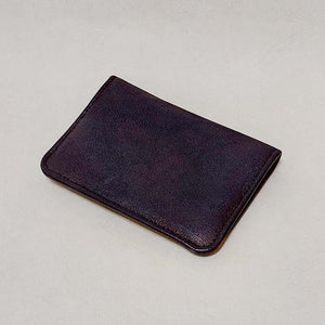 Christian Peau/Leather Cardcase (Black/Brown) - OBEIOBEI