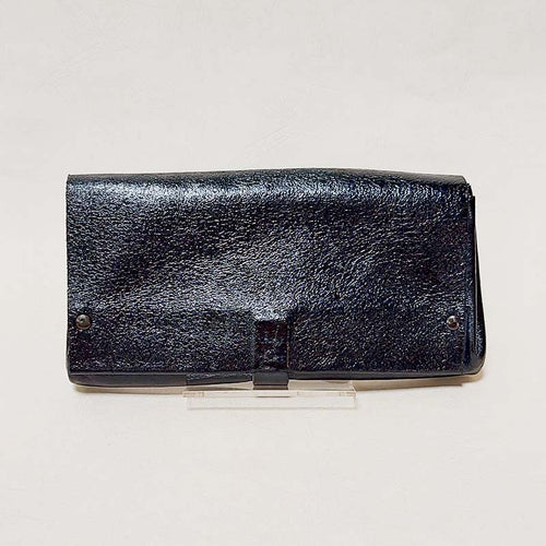 Delle Cose/Shiny Black Wallet - OBEIOBEI