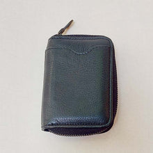 Load image into Gallery viewer, Jas M.B./Black Leather Card Holder - OBEIOBEI