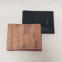 Load image into Gallery viewer, Daniele Basta/Leather Wallet (Camel) - OBEIOBEI