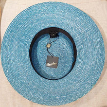 Load image into Gallery viewer, Borsalino/Wild Brim Boater Hat - Blue - OBEIOBEI