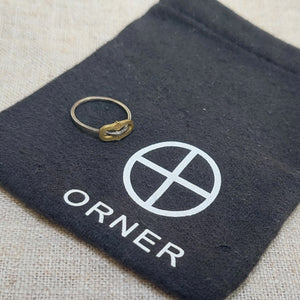 ORNER/Brass Silver Totem Ring - OBEIOBEI