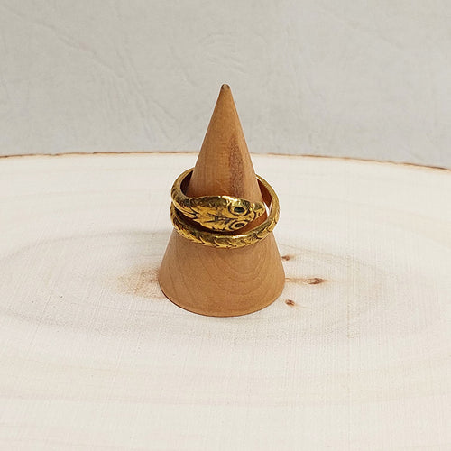 Cooperative de Creation/Brass Snake Ring - OBEIOBEI