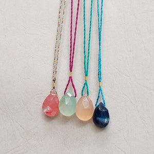 Cooperative de Creation/Semi-precious stone necklace - OBEIOBEI