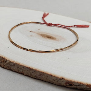 Cooperative de Creation/Gold plated spiral bracelet - OBEIOBEI