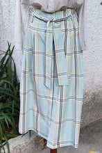 Load image into Gallery viewer, PDR/Mint Check Pattern Skirt - OBEIOBEI