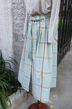 Load image into Gallery viewer, PDR/Mint Check Pattern Skirt - OBEIOBEI