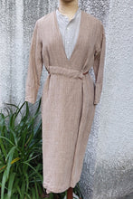Load image into Gallery viewer, PDR/Beige Linen Dress - OBEIOBEI