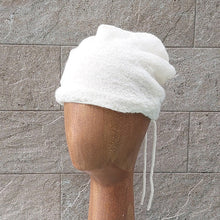 Load image into Gallery viewer, 日本設計師帽款/Mohair 3-way Beanie (Natural/Purple) - OBEIOBEI