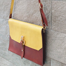 Load image into Gallery viewer, Jas M.B./Brown Leather Shoulder Bag - OBEIOBEI