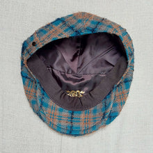 Load image into Gallery viewer, Doria/Blue beige flat cap - OBEIOBEI