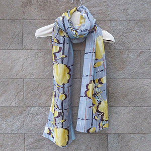 Ana Maison/Printed Silk Scarf (2 Style) - OBEIOBEI