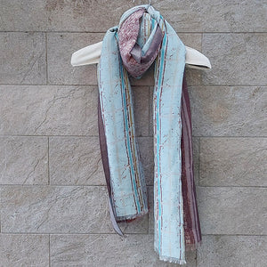 Ana Maison/Printed Silk Scarf (2 Style) - OBEIOBEI