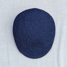 Load image into Gallery viewer, Doria/Navy Flat Cap - OBEIOBEI