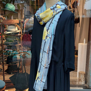 Ana Maison/Printed Silk Scarf (2 Style) - OBEIOBEI