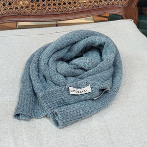 德國Codello/Grey Cashmere Scarf - OBEIOBEI