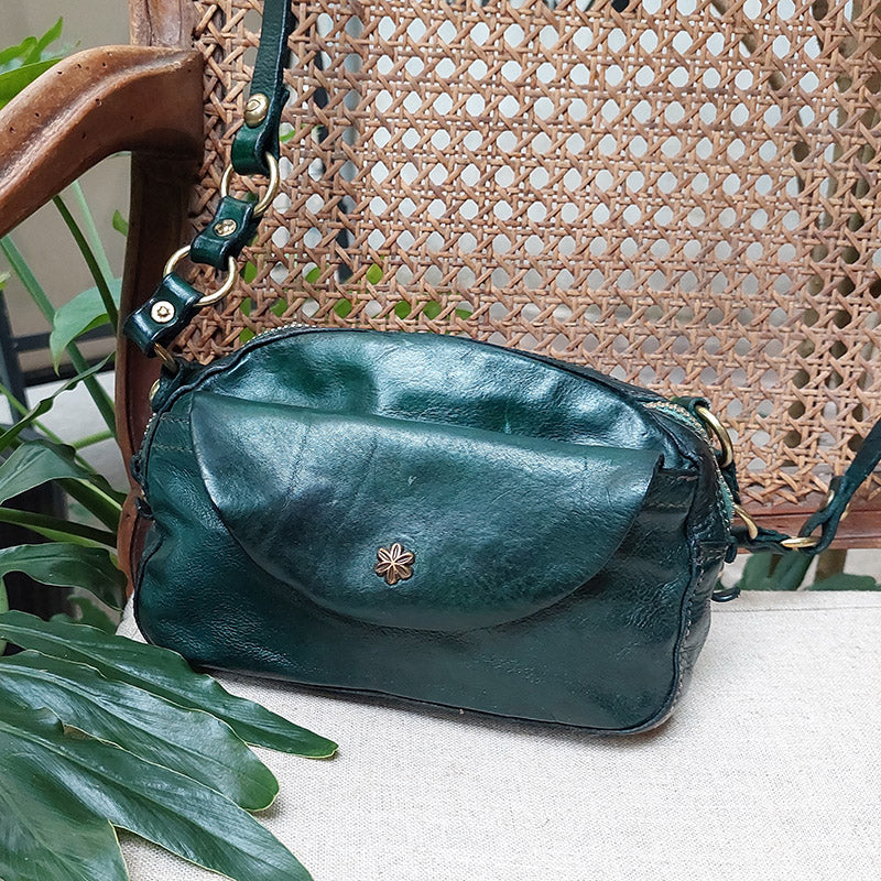 Campomaggi/Green shoulder bag - OBEIOBEI